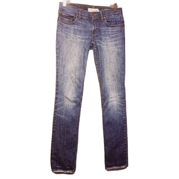 Ralph Lauren | Rugby Men's Vintage Distressed Slim Tapered Jeans (Size 27 x 34) - Picture 1 of 15